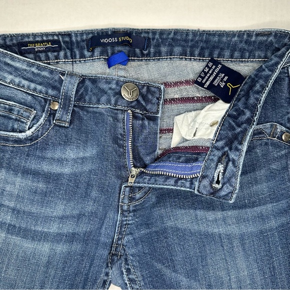 Vigoss Studio | The New York Dark Wash Low Rise Skinny Jean | Size 3/4 - Picture 9 of 14